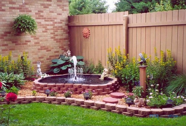 садовые фонтаны для дачи фото