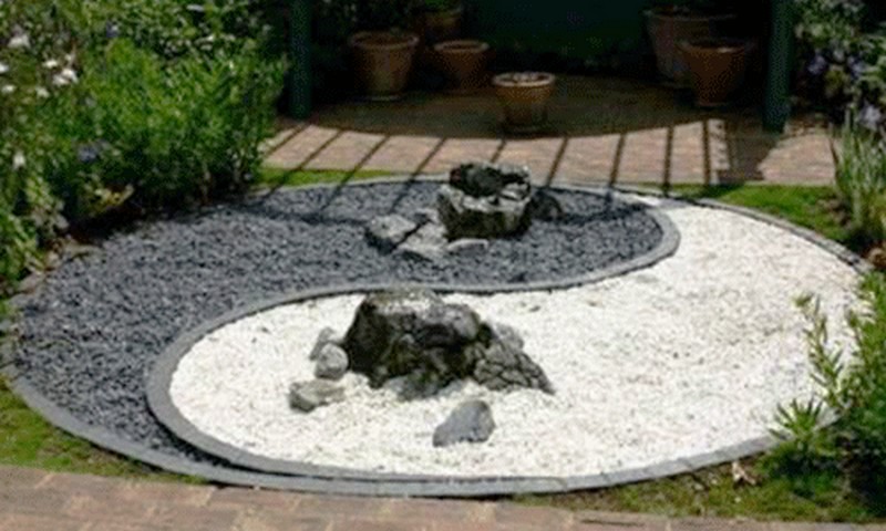 японский сад камней фото